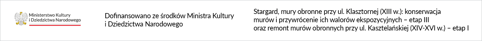 baner – Ministerstwo Kultury logotypy - środki krajowe